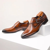 Men’s Monk Strap Dress Shoes | Classic Formal Footwear | Buckle Closure