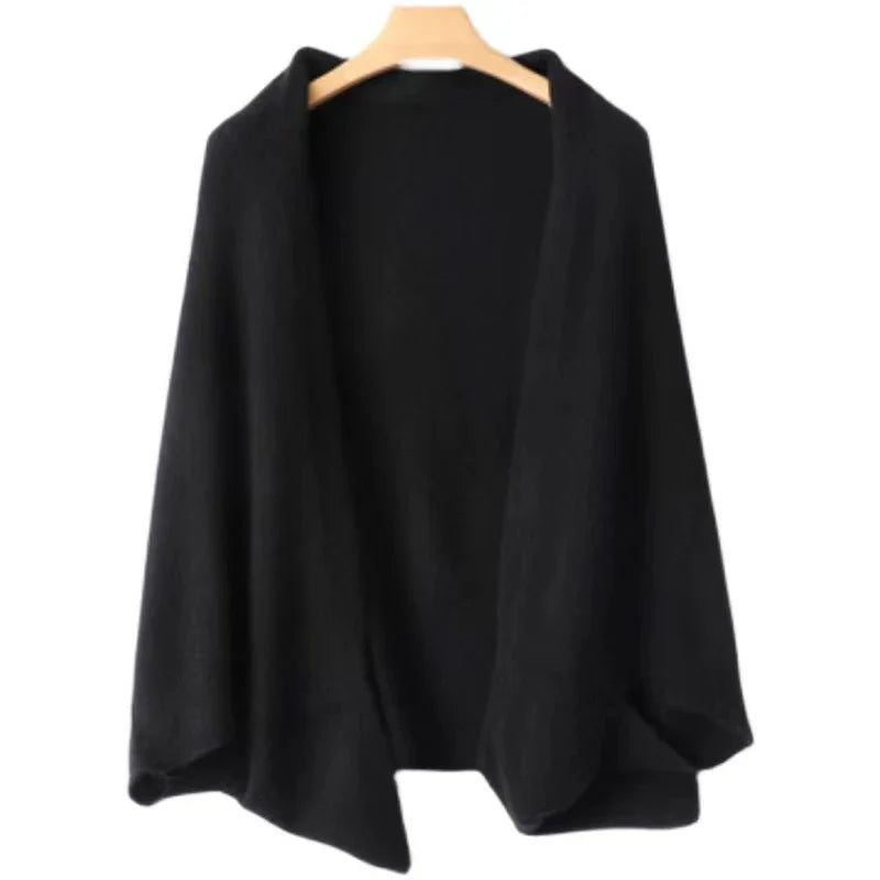 Women’s Shawl Cape | Soft Wrap | Autumn Winter Layer