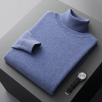 Men’s Turtleneck Jumper | Lightweight Roll Neck | Autumn Knitwear | Long Sleeve Layer