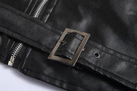 Men’s Leather Bomber Jacket in Classic Fit | Stylish Winter Jacket