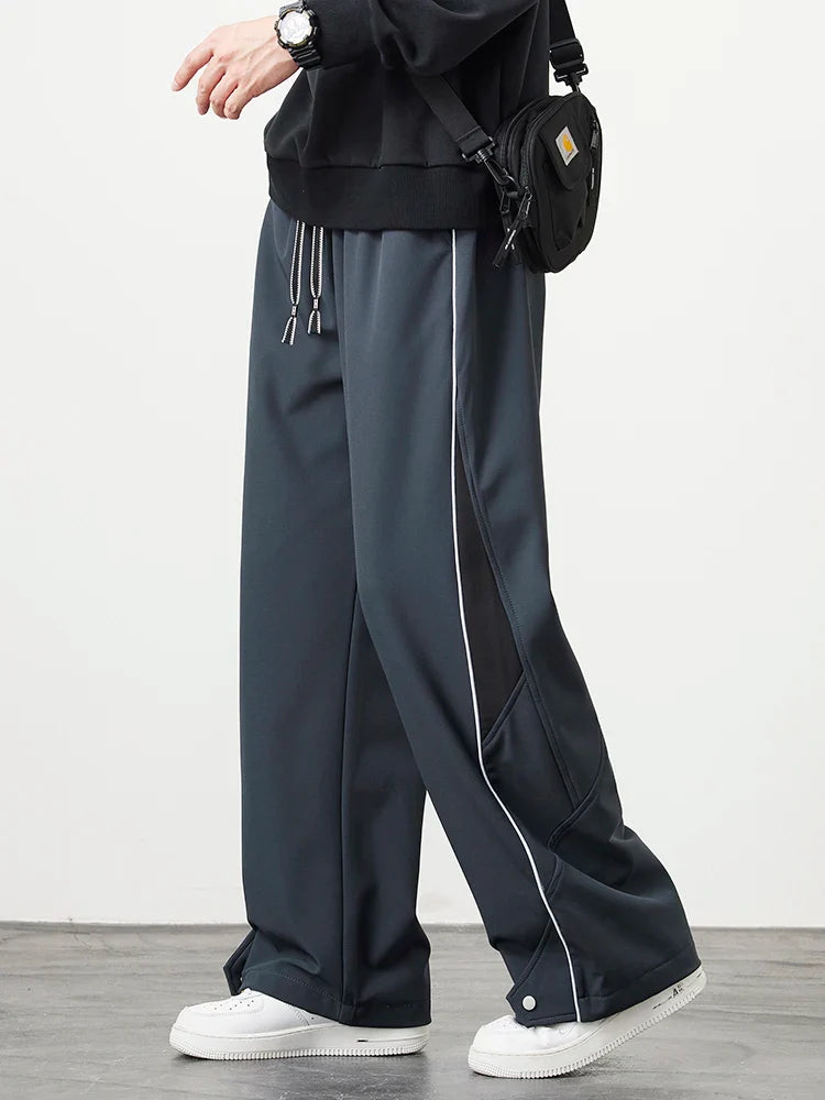 Men’s Wide Leg Joggers | Soft Fabric | Relaxed Fit
