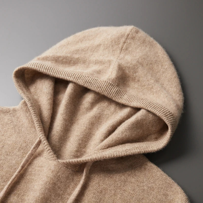 Men’s Knitted Hoodie | Slim Fit | Lightweight Layer | Autumn Essential