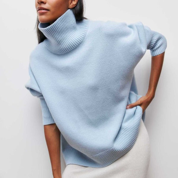 Women’s Turtleneck Jumper | Classic Roll Neck Knitwear for Cold Weather
