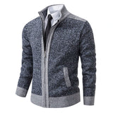 Men’s Zip-Up Cardigan Sweater | Warm Knitted Jacket for Winter