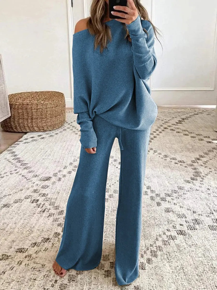 Women’s Two Piece Lounge Set with Relaxed Fit | Casual Ladies Loungewear