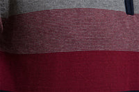 Men’s Striped Quarter Zip Jumper | High Collar Sweater | Slim Fit Knit | Autumn Layer