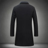 Men’s Long Overcoat | Smart Winter Coat | Tailored Fit | Formal and Casual Layer