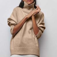 Women’s Turtleneck Jumper | Classic Roll Neck Knitwear for Cold Weather