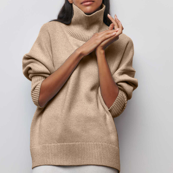 Women’s Turtleneck Jumper | Classic Roll Neck Knitwear for Cold Weather