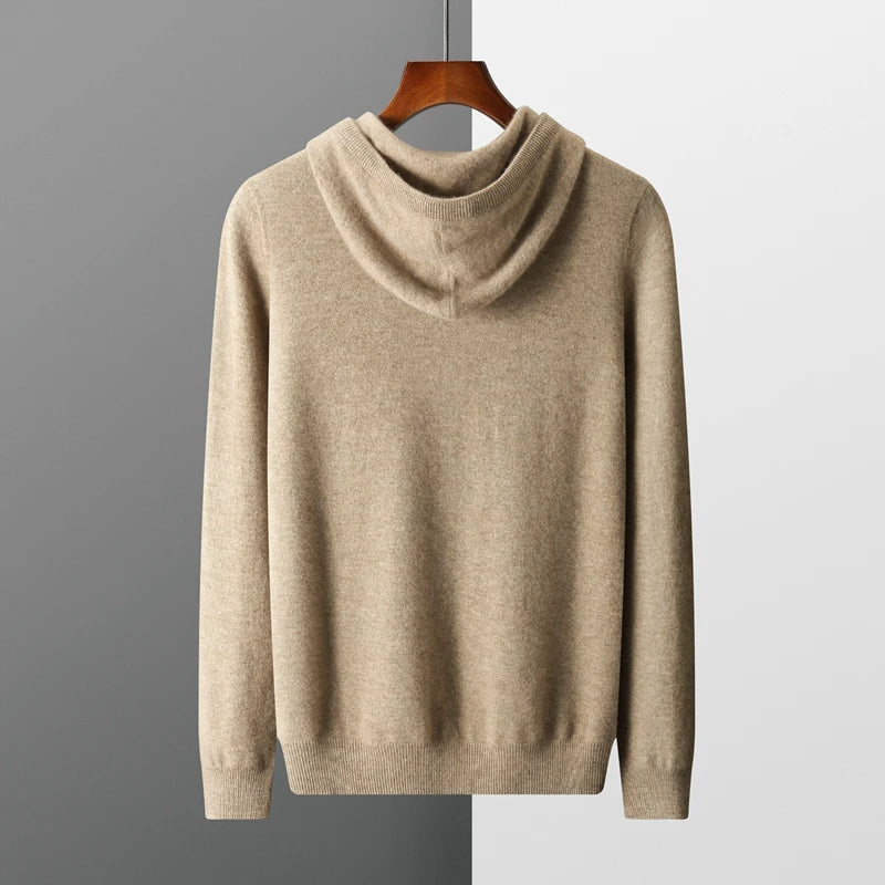 Men’s Cashmere Hoodie | Slim Fit | Lightweight Warmth