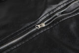 Men’s Leather Bomber Jacket in Classic Fit | Stylish Winter Jacket