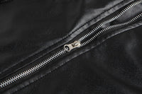 Men’s Leather Bomber Jacket in Classic Fit | Stylish Winter Jacket