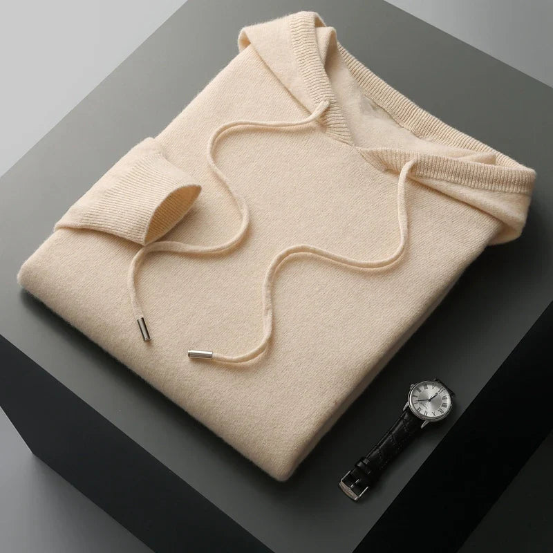 Men’s Cashmere Hoodie | Slim Fit | Lightweight Warmth