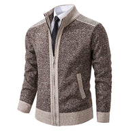 Men’s Zip-Up Cardigan Sweater | Warm Knitted Jacket for Winter
