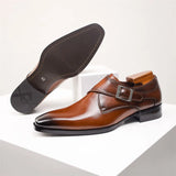 Men’s Monk Strap Dress Shoes | Classic Formal Footwear | Buckle Closure