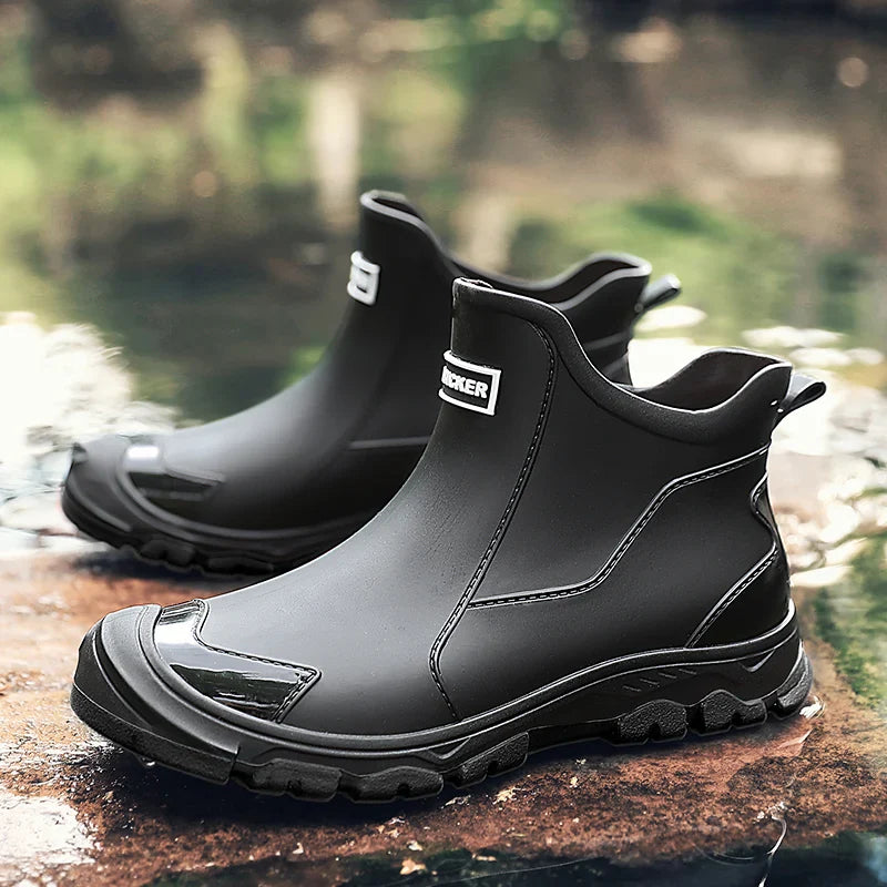Unisex Waterproof Ankle Boots | Non-Slip Sole | Outdoor Work Boots