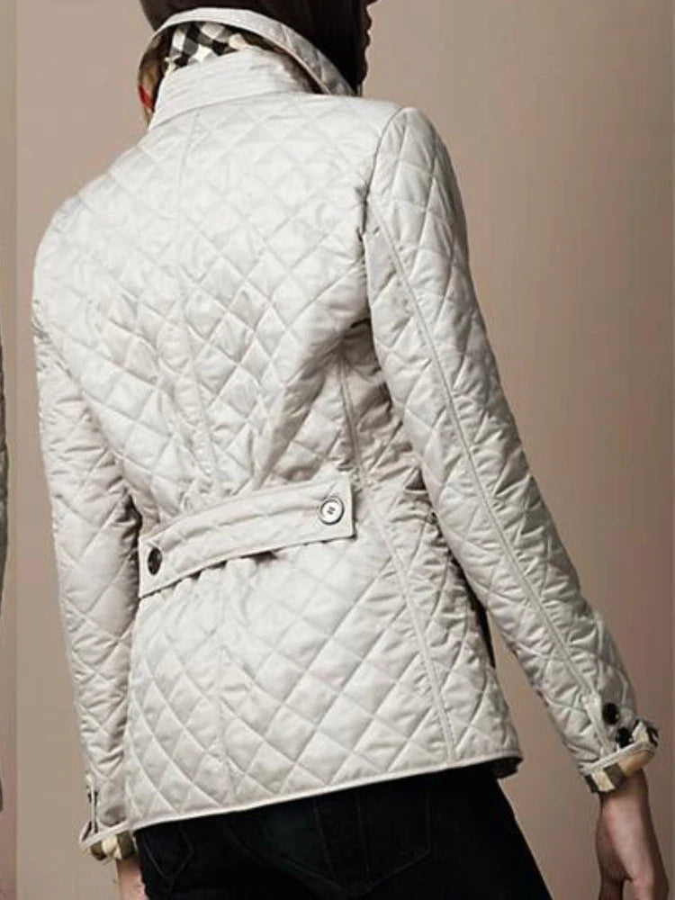 Women’s Quilted Jacket in Tailored Slim Fit | Elegant Ladies Lightweight Coat