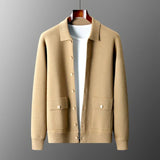 Men’s Button-Up Knit Cardigan | Smart Casual Layer | Soft Touch Knitwear | Autumn Essentials