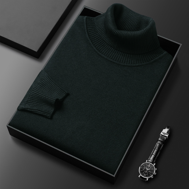 Men’s Turtleneck Sweater in Classic Roll Neck Style | Warm Winter Jumper