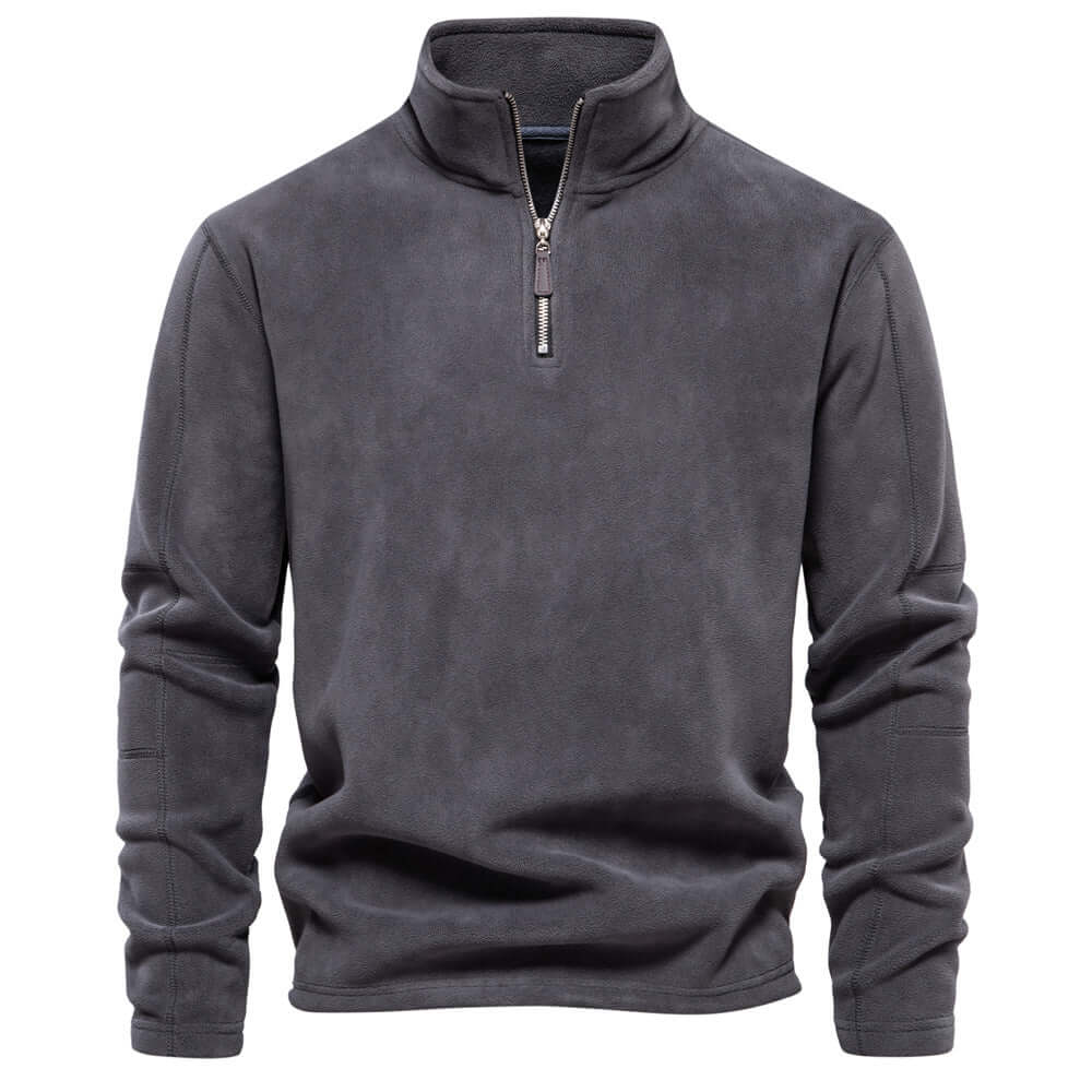 Men’s Thick Fleece Jacket | Zip-Up | Winter Essential