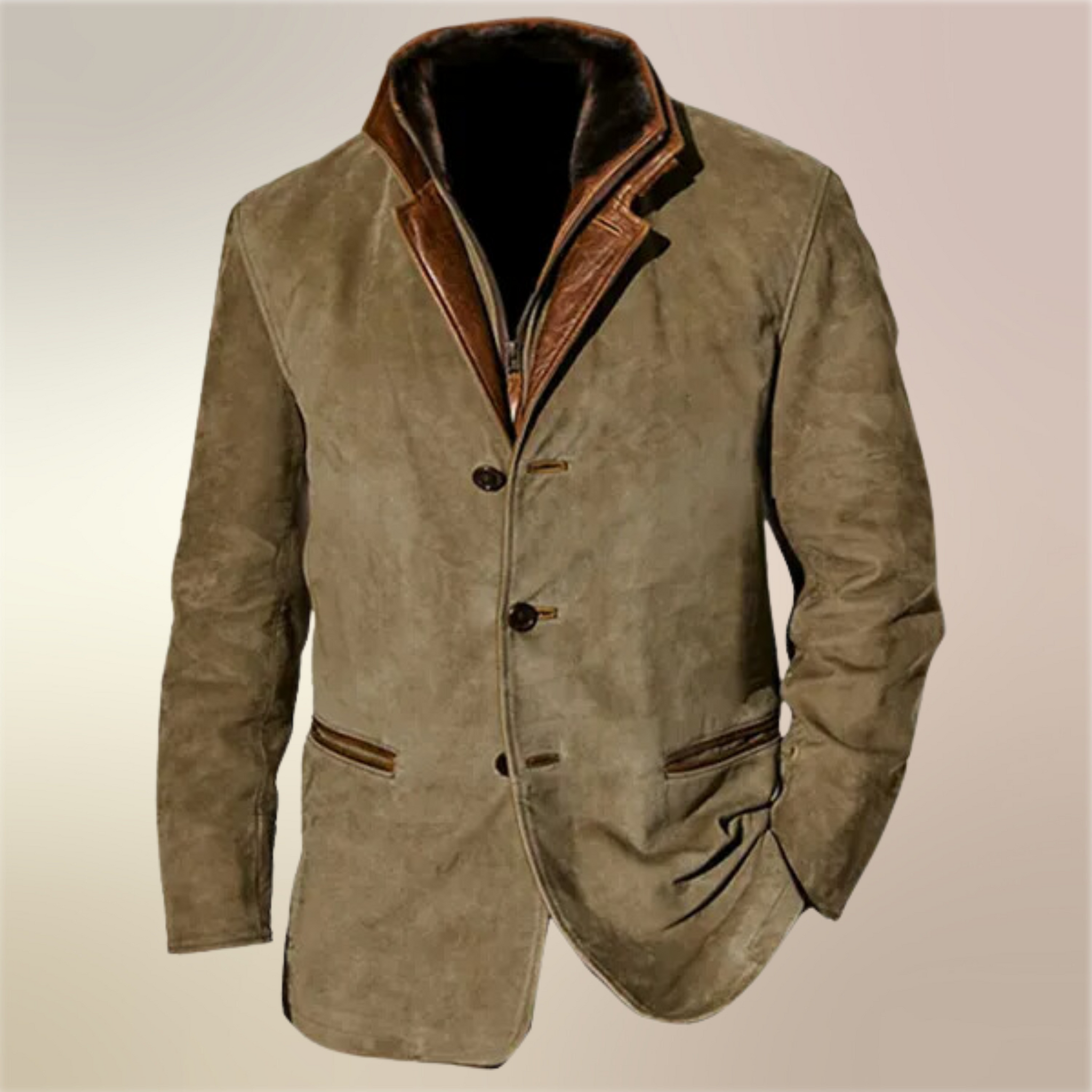 Men’s Vintage Leather Jacket | Classic Brown | Smart Casual Outerwear