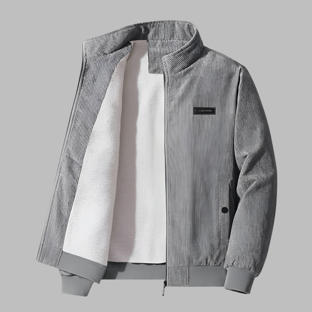 Men’s Corduroy Winter Jacket in Smart Casual Style | Warm Padded Coat