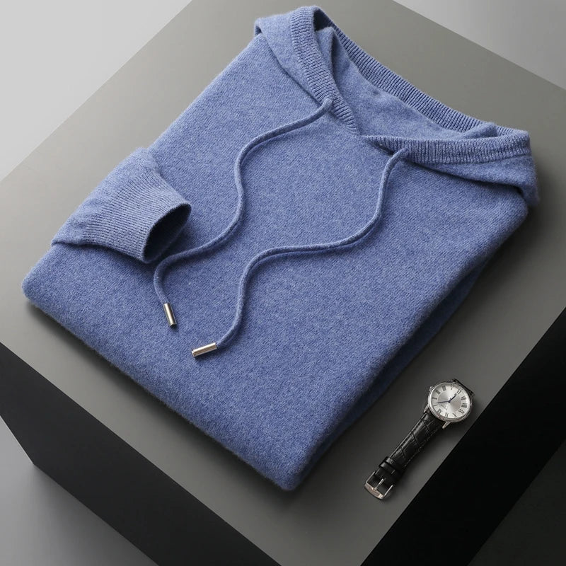Men’s Cashmere Hoodie | Slim Fit | Lightweight Warmth
