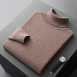 Men’s Turtleneck Jumper | Lightweight Roll Neck | Autumn Knitwear | Long Sleeve Layer