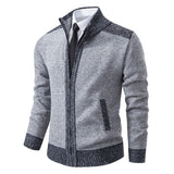 Men’s Zip-Up Cardigan Sweater | Warm Knitted Jacket for Winter