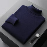 Men’s Turtleneck Jumper | Lightweight Roll Neck | Autumn Knitwear | Long Sleeve Layer
