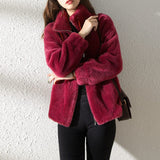 Women’s Fleece Winter Jacket with High Collar | Warm Everyday Coat