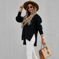 Women’s Turtle Neck Knit Cardigan in Chunky Coatigan Style | Warm Winter Layer