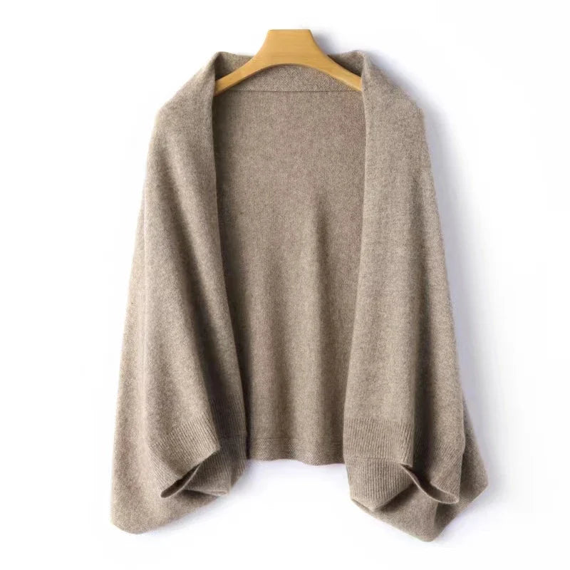 Women’s Shawl Cape | Soft Wrap | Autumn Winter Layer