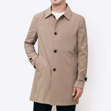 Men’s Classic Water-Repellent Overcoat | Timeless Design | Weather Protection