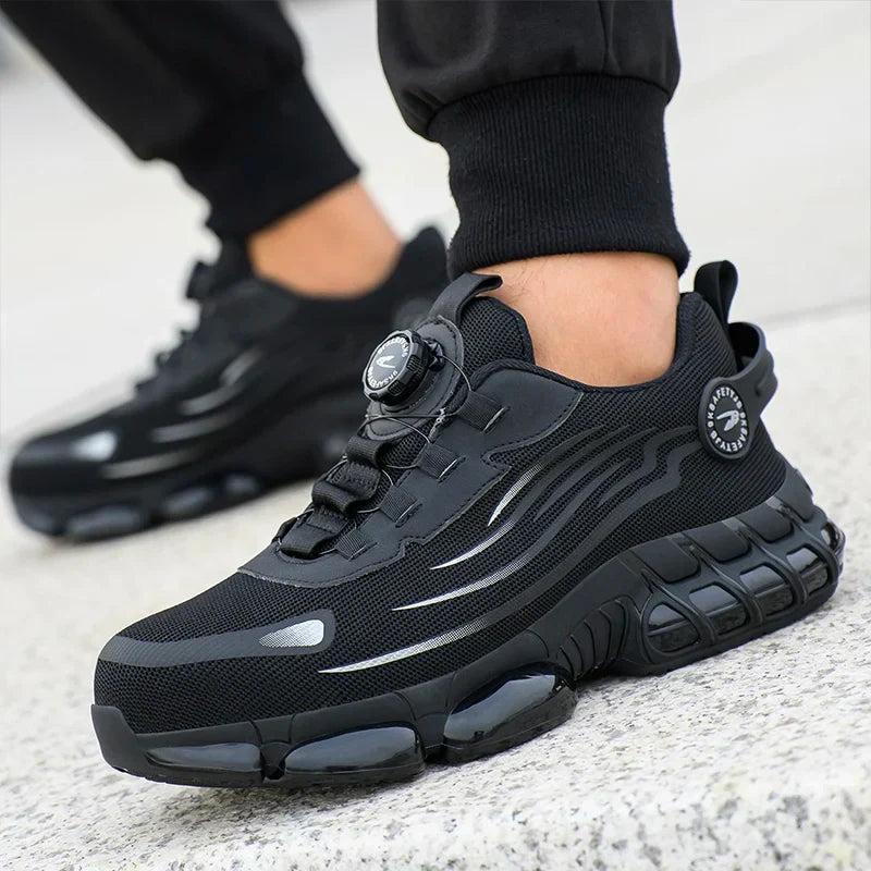 Men’s Steel Toe Safety Sneakers in Lightweight Work Style | Protective Work Shoes for Men