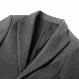 Men’s Classic Overcoat | Smart Winter Coat | Longline Fit | Wind-Resistant Outerwear