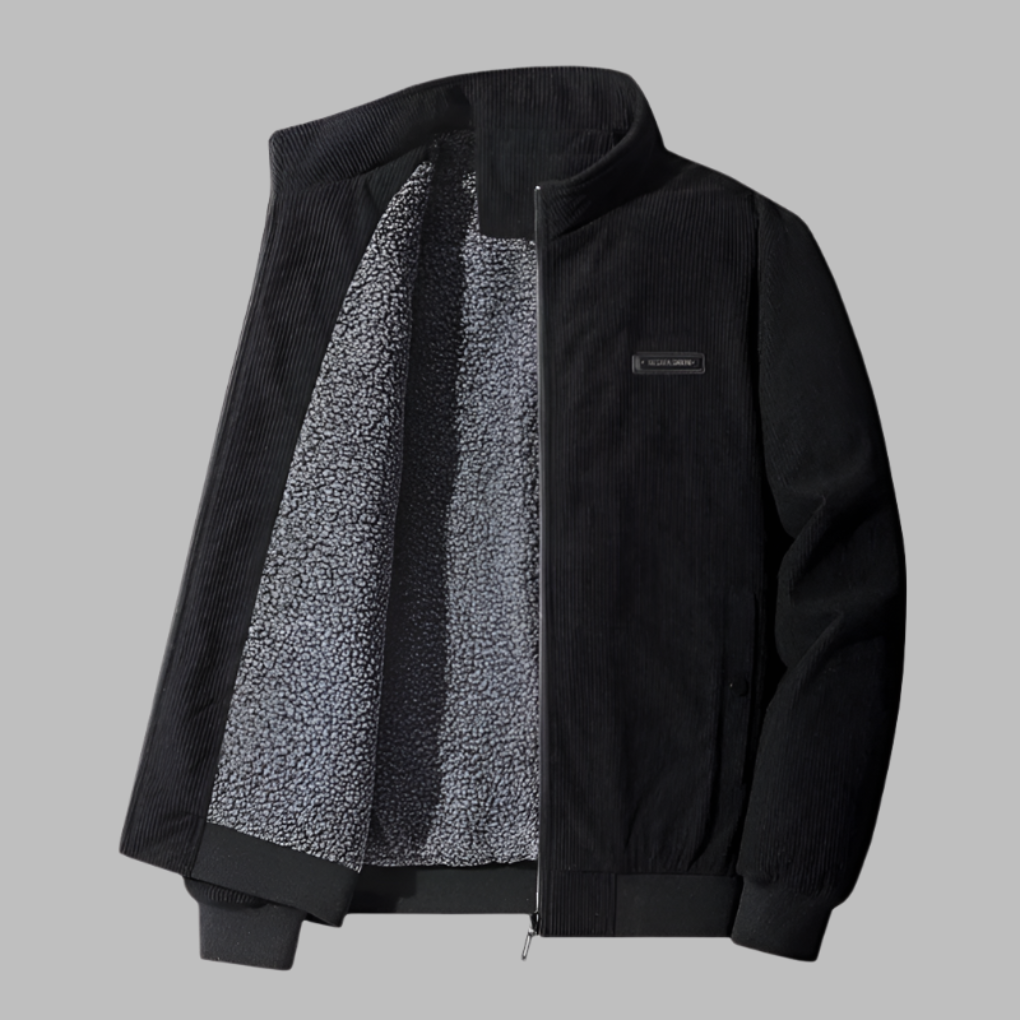 Men’s Corduroy Winter Jacket in Smart Casual Style | Warm Padded Coat