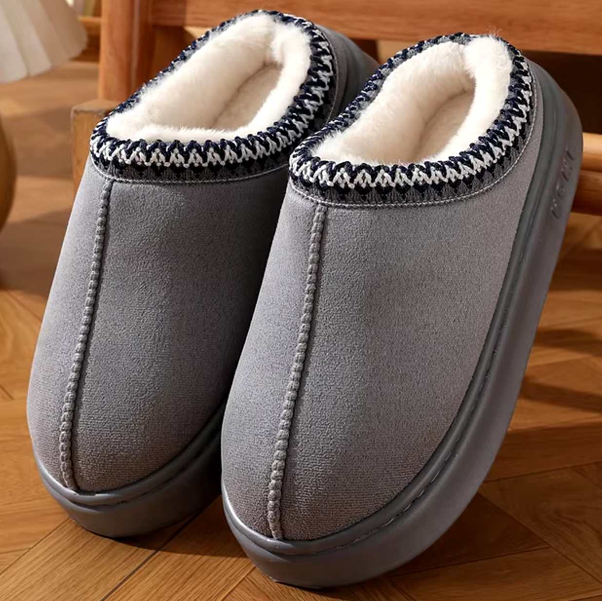 Women’s Sheepskin Slippers | Slip-On Design | Memory Foam Footbed | Non-Slip Sole | Warm & Breathable