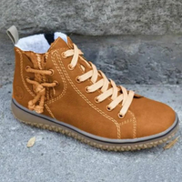 Unisex Vintage Winter Boots with Warm Lining | Comfortable Lace Up Shoes