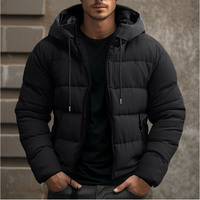Men’s Waterproof Puffer Jacket with Hood | Warm Winter Weatherproof Coat