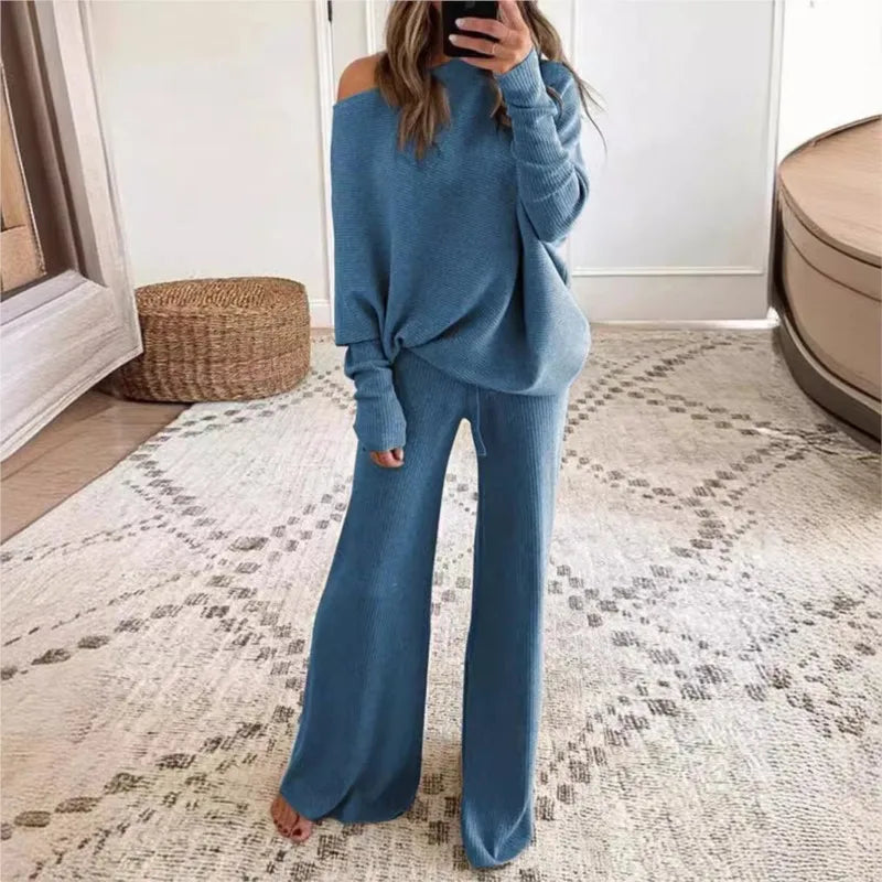 Women’s Two Piece Lounge Set with Relaxed Fit | Casual Ladies Loungewear