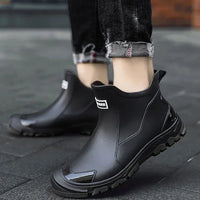 Unisex Waterproof Ankle Boots | Non-Slip Sole | Outdoor Work Boots