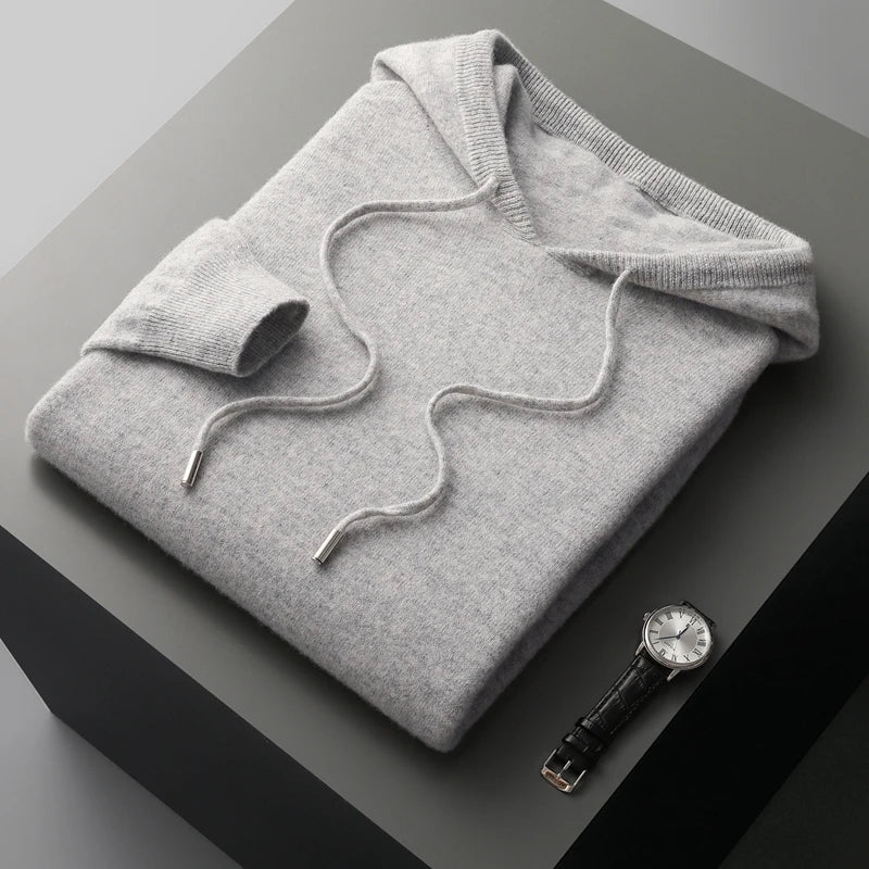 Men’s Cashmere Hoodie | Slim Fit | Lightweight Warmth