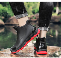 Unisex Waterproof Ankle Boots | Non-Slip Sole | Outdoor Work Boots