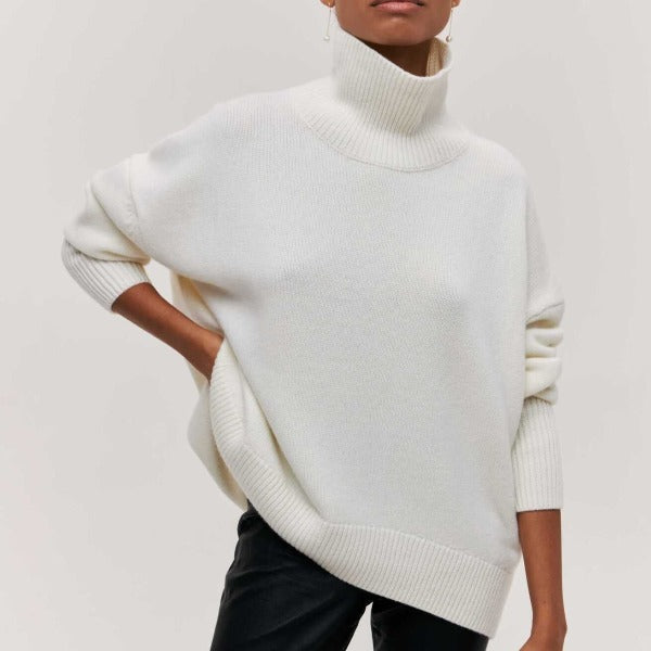 Women’s Turtleneck Jumper | Classic Roll Neck Knitwear for Cold Weather