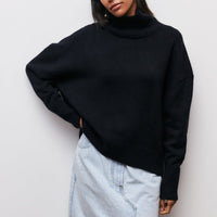 Women’s Turtleneck Jumper | Classic Roll Neck Knitwear for Cold Weather