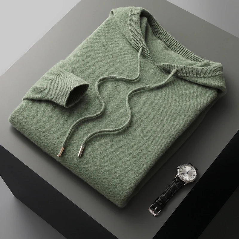 Men’s Cashmere Hoodie | Slim Fit | Lightweight Warmth