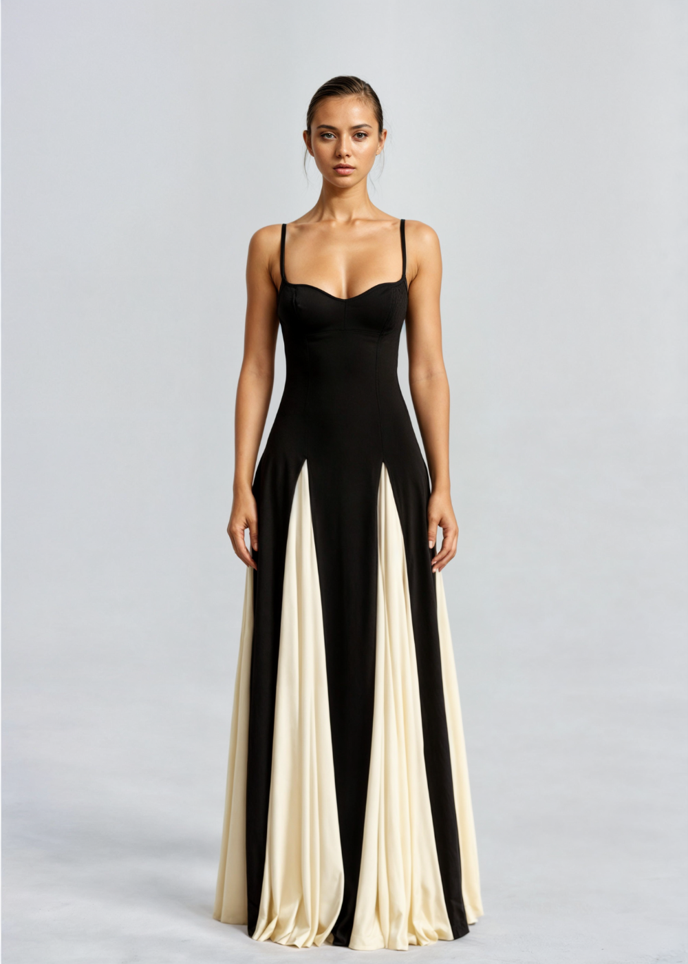 Women’s Elegant Maxi Dress in Flowing Evening Style | Formal Occasion Dress