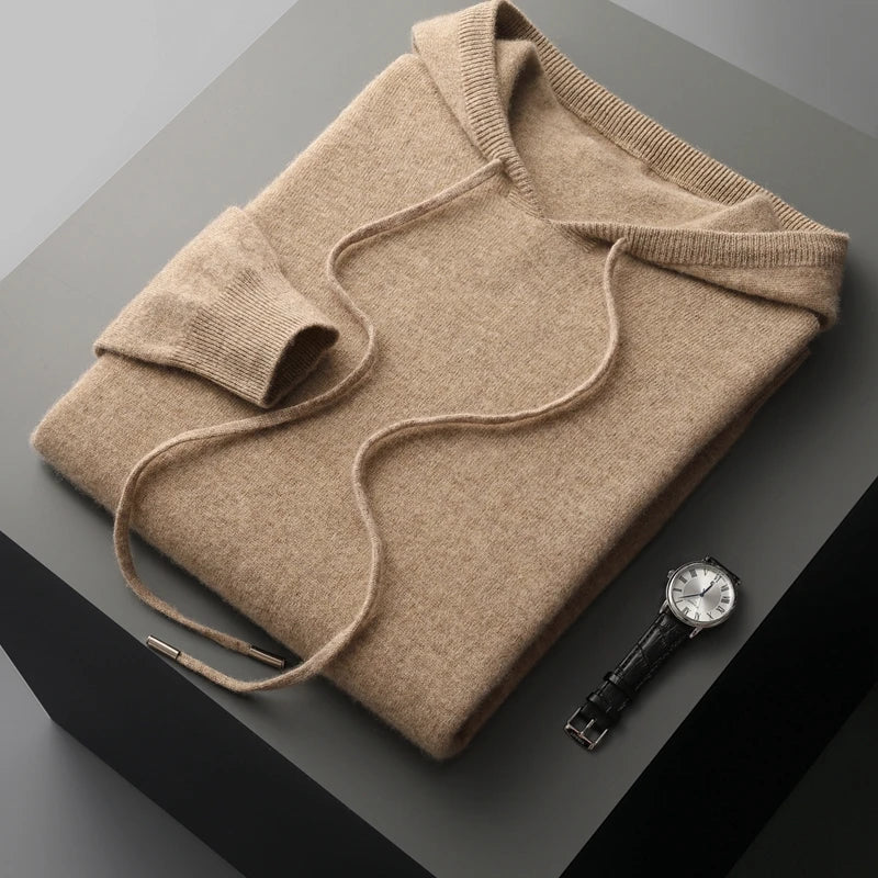 Men’s Cashmere Hoodie | Slim Fit | Lightweight Warmth