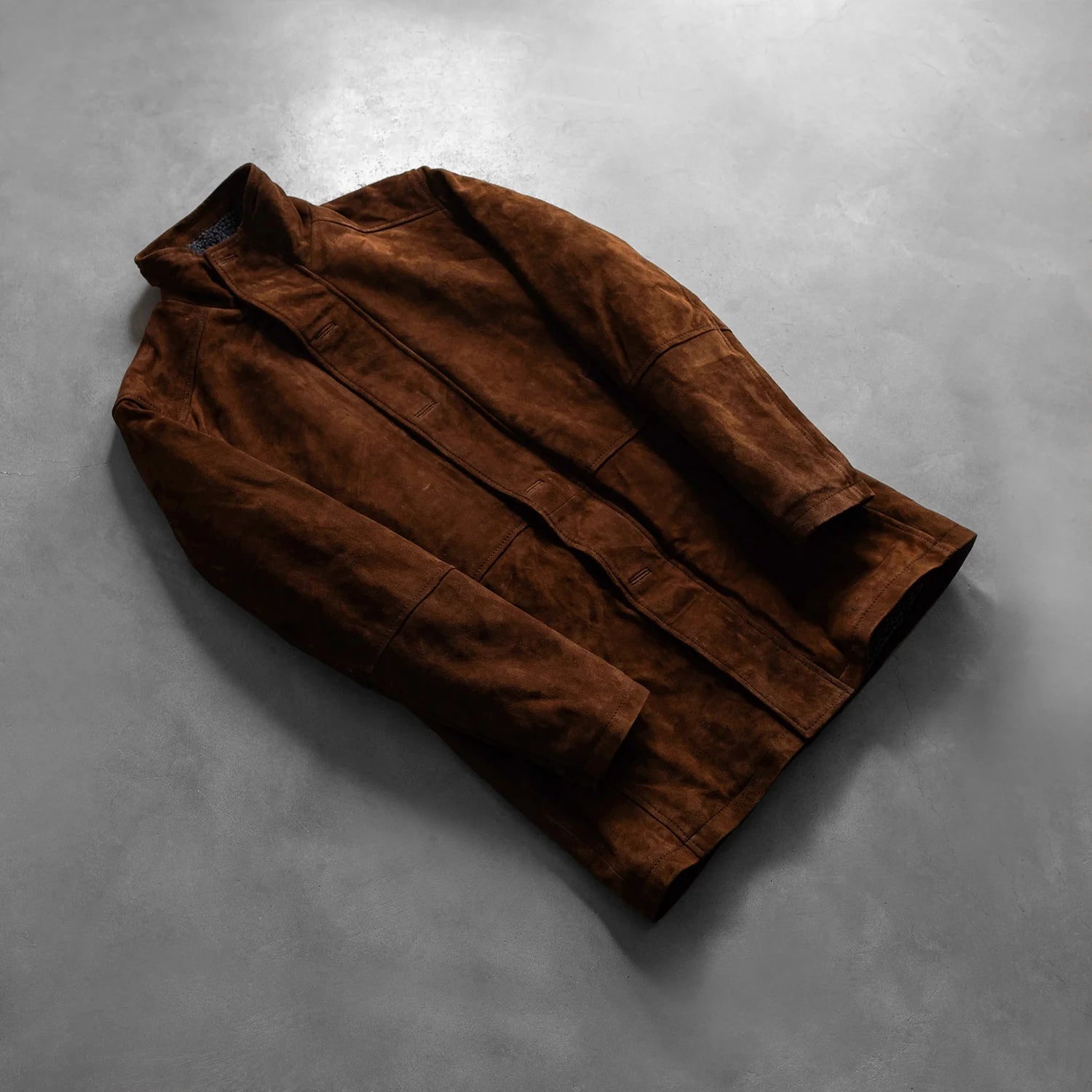Men’s Brown Suede Jacket with Hooded Winter Style | Warm Casual Coat